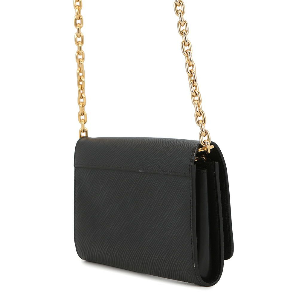 ルイヴィトン チェーンウォレット エピ スパンコール ポルトフォイユ・ツイスト チェーン フクロウ M62334 黒 ブラック 財布