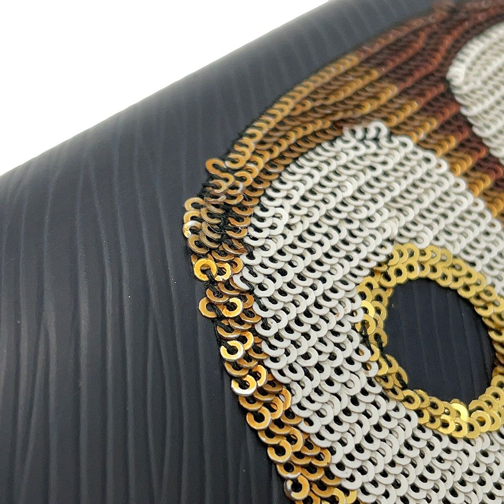 ルイヴィトン チェーンウォレット エピ スパンコール ポルトフォイユ・ツイスト チェーン フクロウ M62334 黒 ブラック 財布