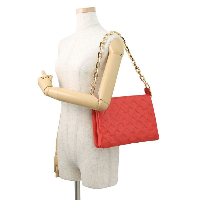 ルイヴィトン ショルダーバッグ ラムスキン/モノグラム クッサンPM M57792 LOUIS VUITTON 3way