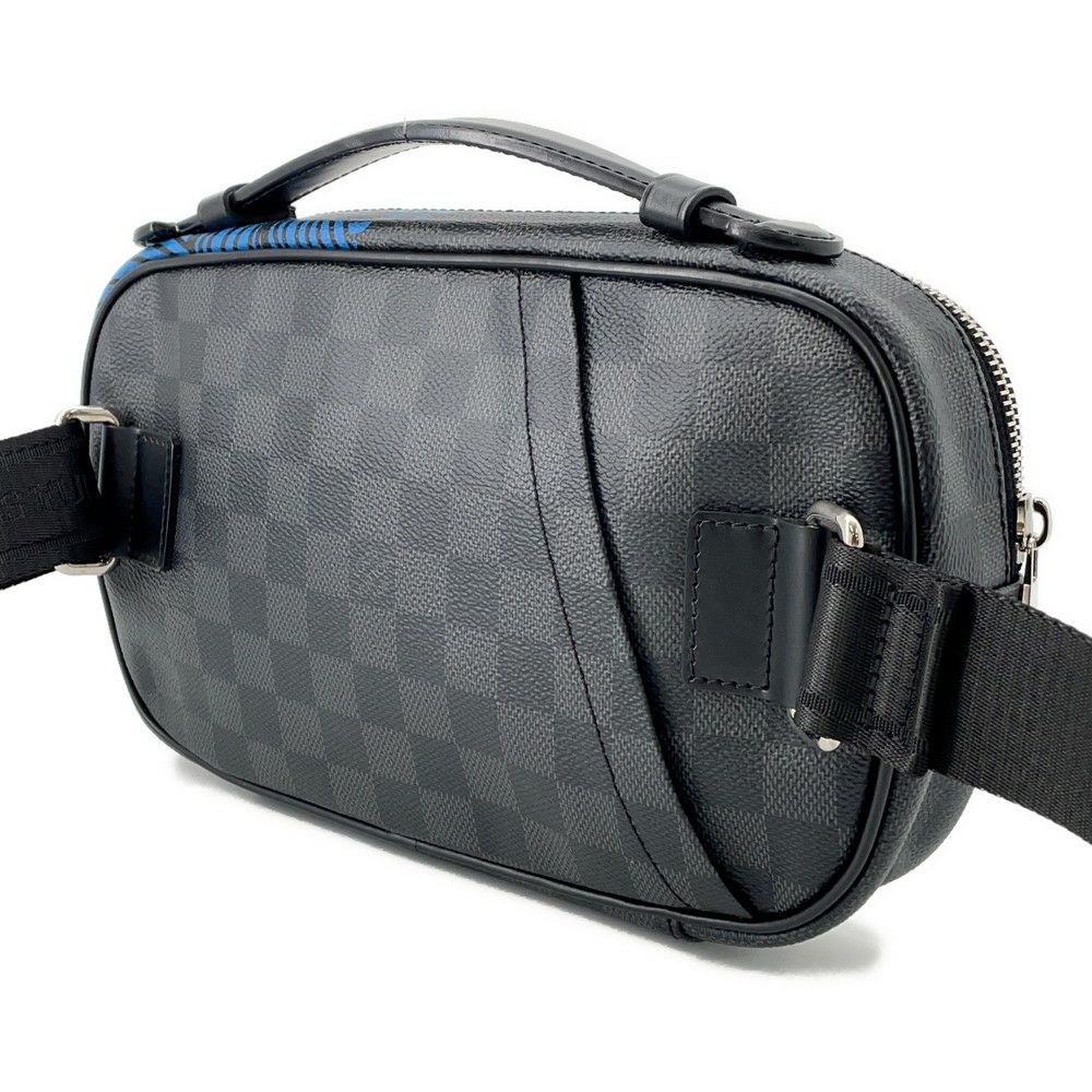 ルイヴィトン ボディバッグ ダミエ・グラフィット アンブレール N41708 LOUIS VUITTON クリストファー ネメス 黒 ブラック