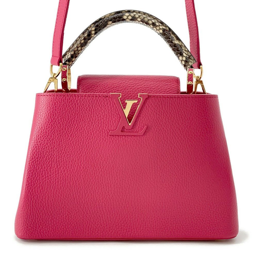 ルイヴィトン ハンドバッグ トリヨンレザー パイソン カプシーヌBB N90088 LOUIS VUITTON 2wayショルダーバッグ