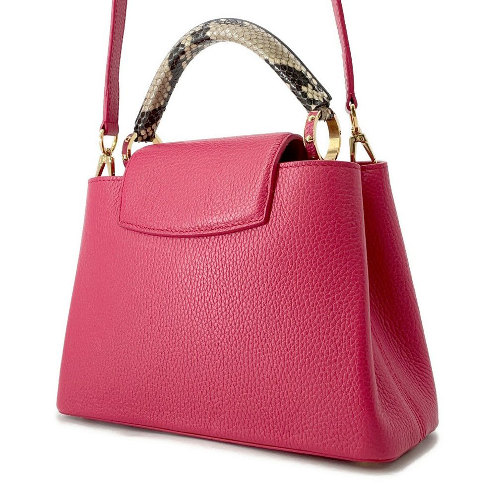 ルイヴィトン ハンドバッグ トリヨンレザー パイソン カプシーヌBB N90088 LOUIS VUITTON 2wayショルダーバッグ