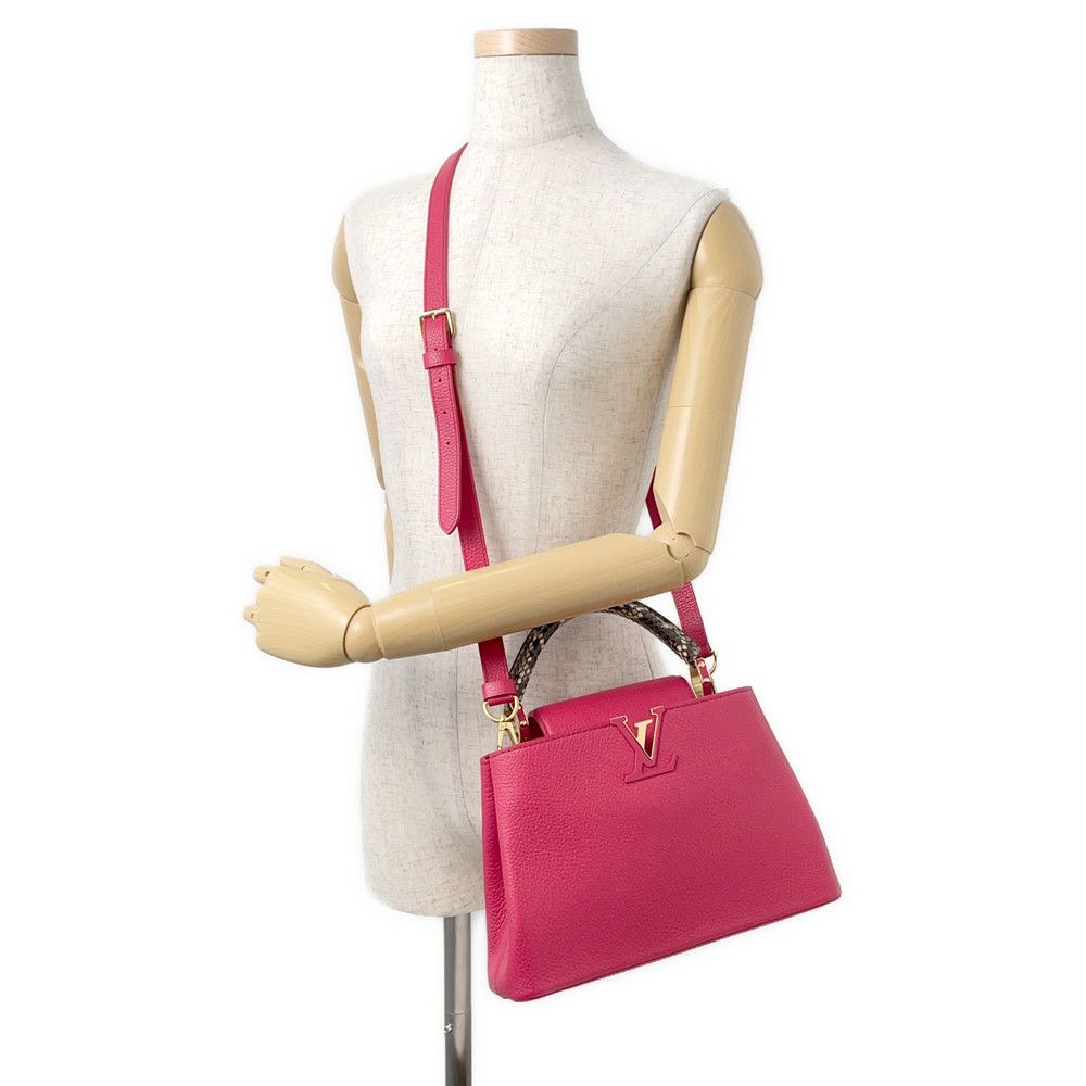 ルイヴィトン ハンドバッグ トリヨンレザー パイソン カプシーヌBB N90088 LOUIS VUITTON 2wayショルダーバッグ