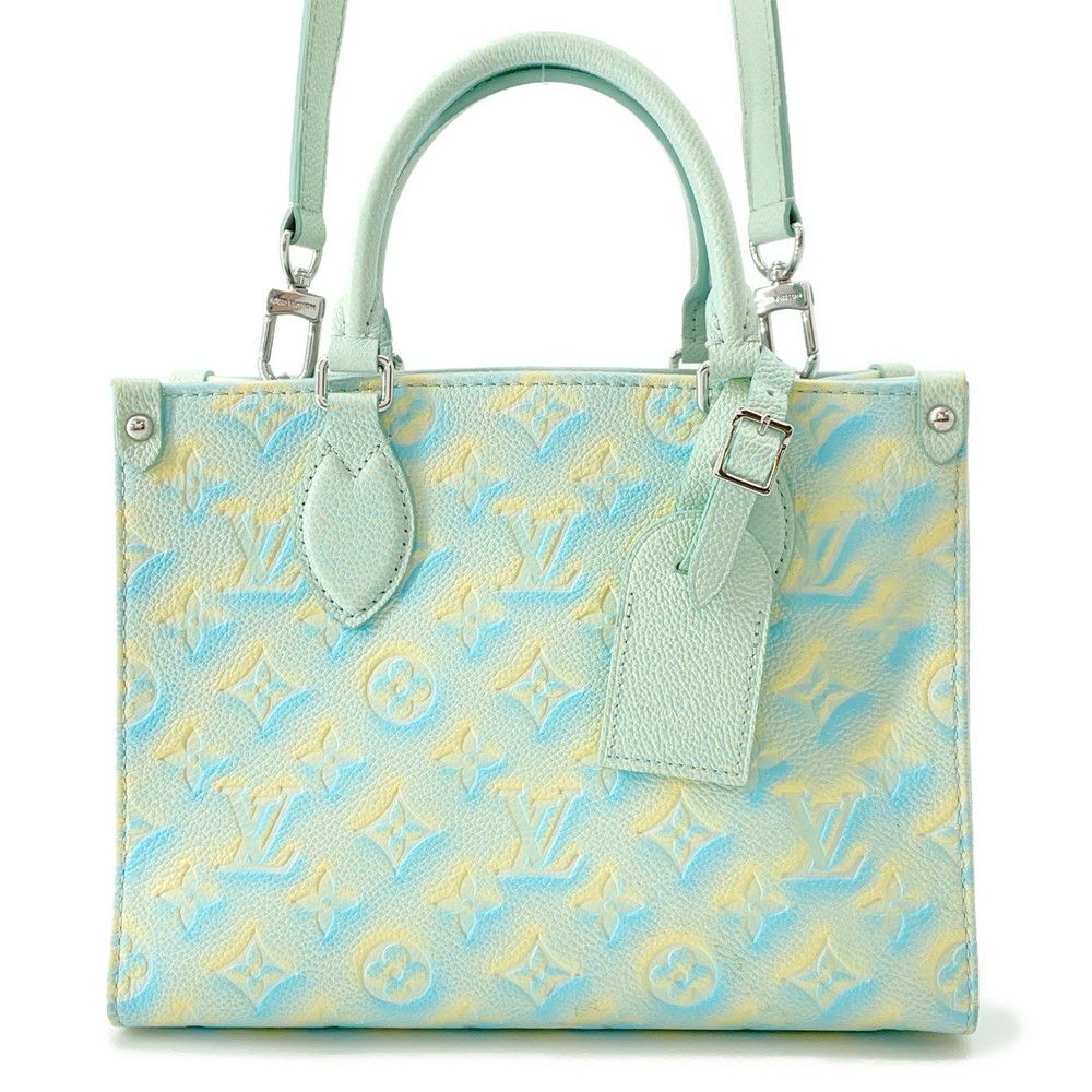 ルイヴィトン ハンドバッグ モノグラム・アンプラント オンザゴー PM サマースターダスト M46270 2Wayショルダーバッグ