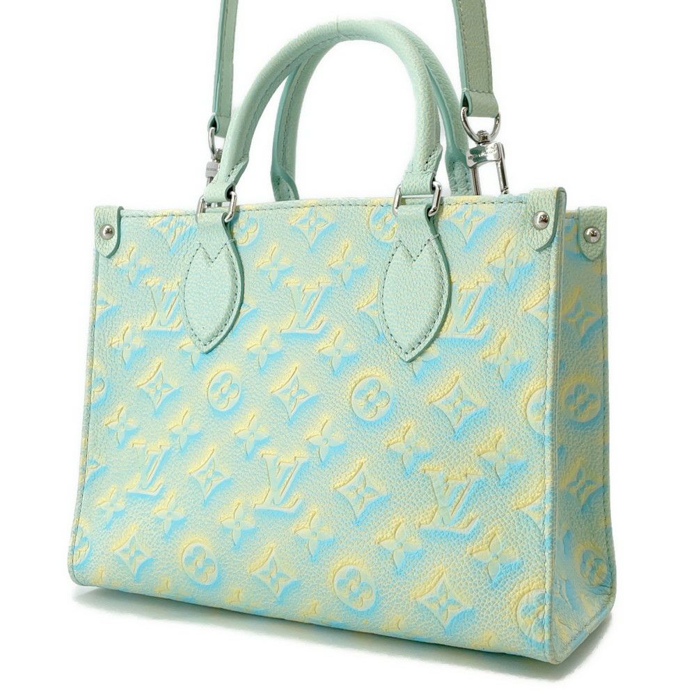 ルイヴィトン ハンドバッグ モノグラム・アンプラント オンザゴー PM サマースターダスト M46270 2Wayショルダーバッグ