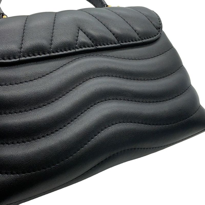 ルイヴィトン ハンドバッグ カーフレザー ホールドミー M21720 LOUIS VUITTON 2wayショルダーバッグ ブラック 黒