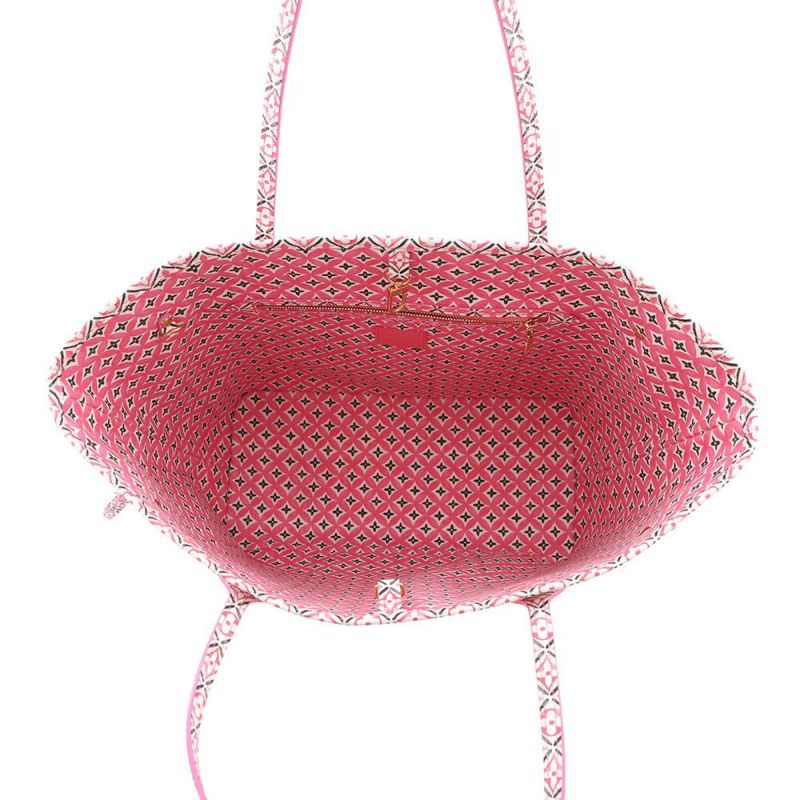 ルイヴィトン トートバッグ モノグラム・バイザプール ネヴァーフルMM M22980 ポーチ付き ピンク