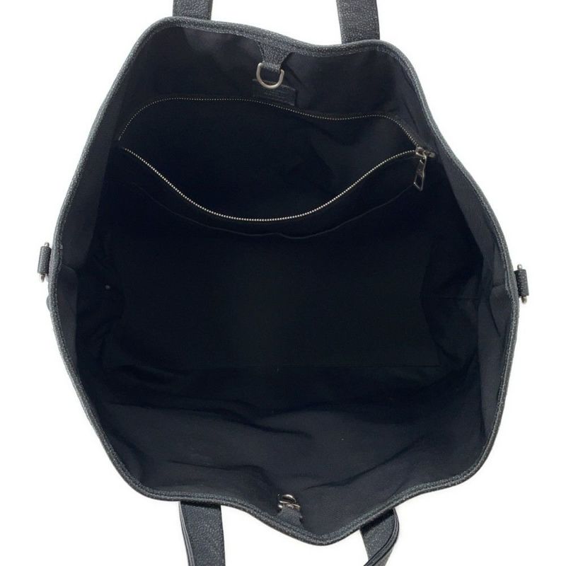 ルイヴィトン トートバッグ モノグラム・パターン/カウハイドレザー トロリー・トート M21371 ヴィトン ブラック 黒