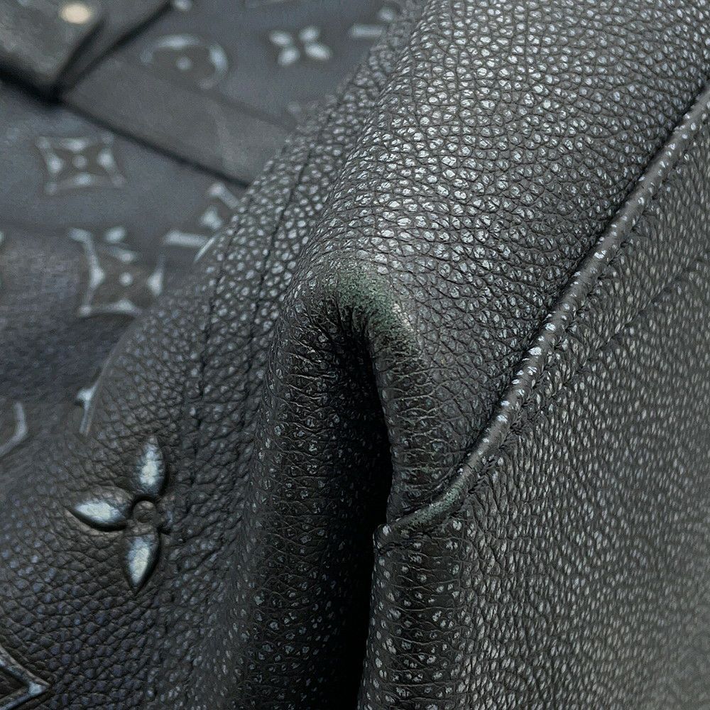 ルイヴィトン トートバッグ モノグラム・パターン/カウハイドレザー トロリー・トート M21371 ヴィトン ブラック 黒