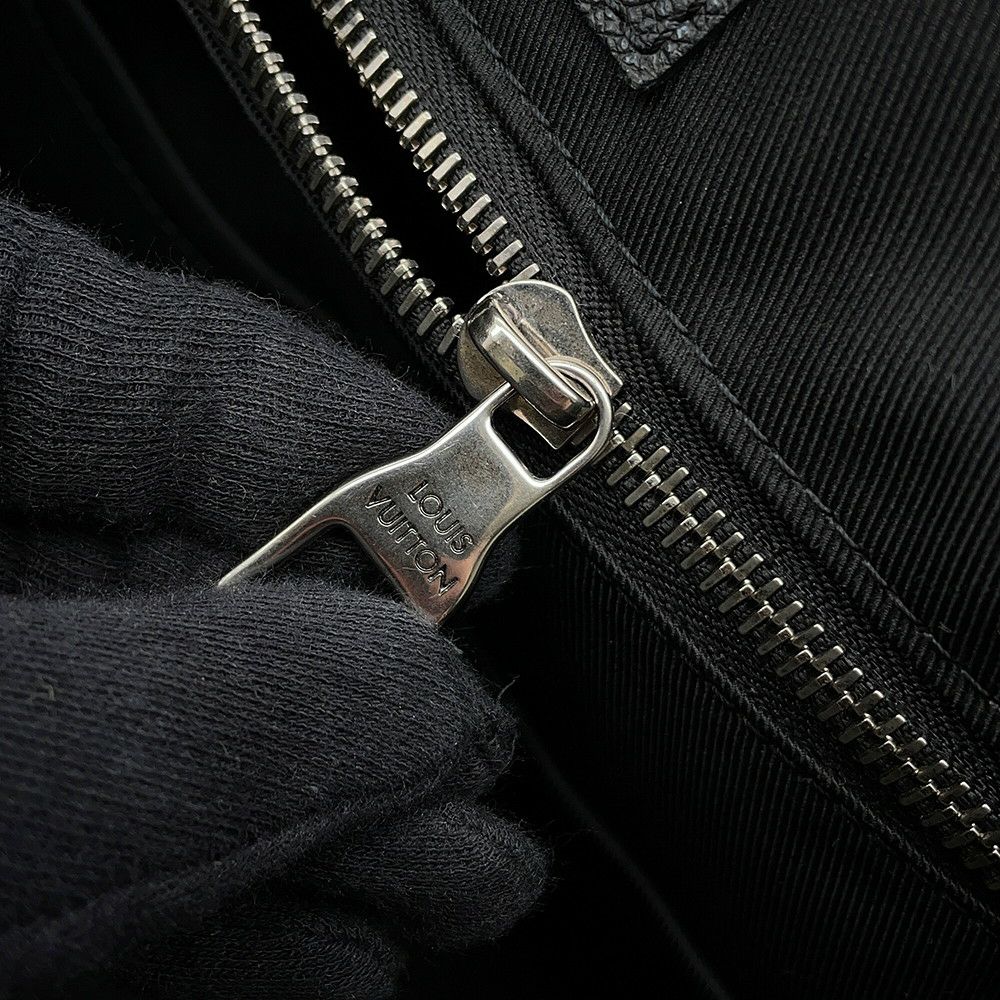 ルイヴィトン トートバッグ モノグラム・パターン/カウハイドレザー トロリー・トート M21371 ヴィトン ブラック 黒