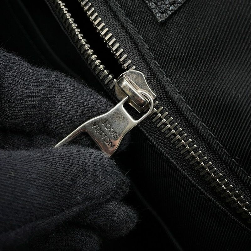 ルイヴィトン トートバッグ モノグラム・パターン/カウハイドレザー トロリー・トート M21371 ヴィトン ブラック 黒