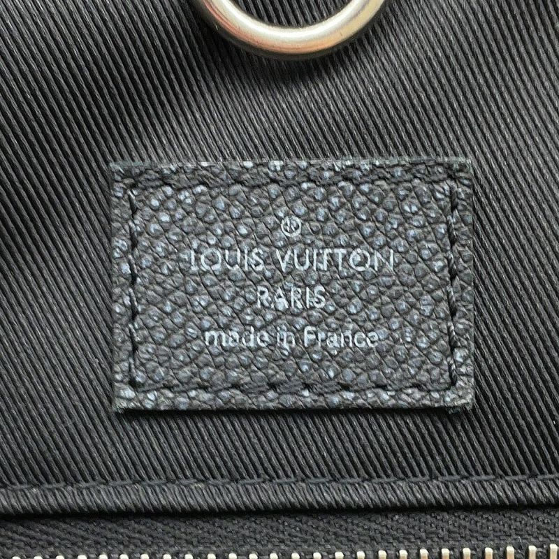 ルイヴィトン トートバッグ モノグラム・パターン/カウハイドレザー トロリー・トート M21371 ヴィトン ブラック 黒