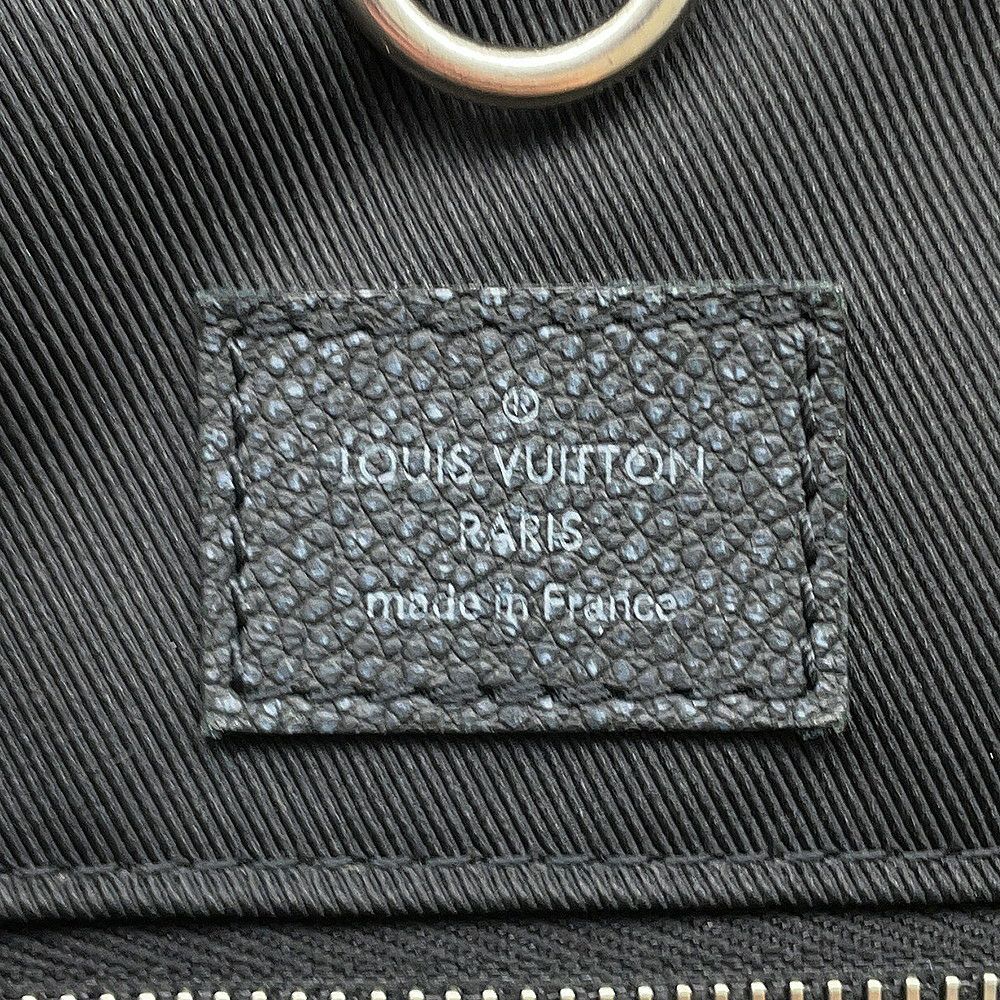 ルイヴィトン トートバッグ モノグラム・パターン/カウハイドレザー トロリー・トート M21371 ヴィトン ブラック 黒