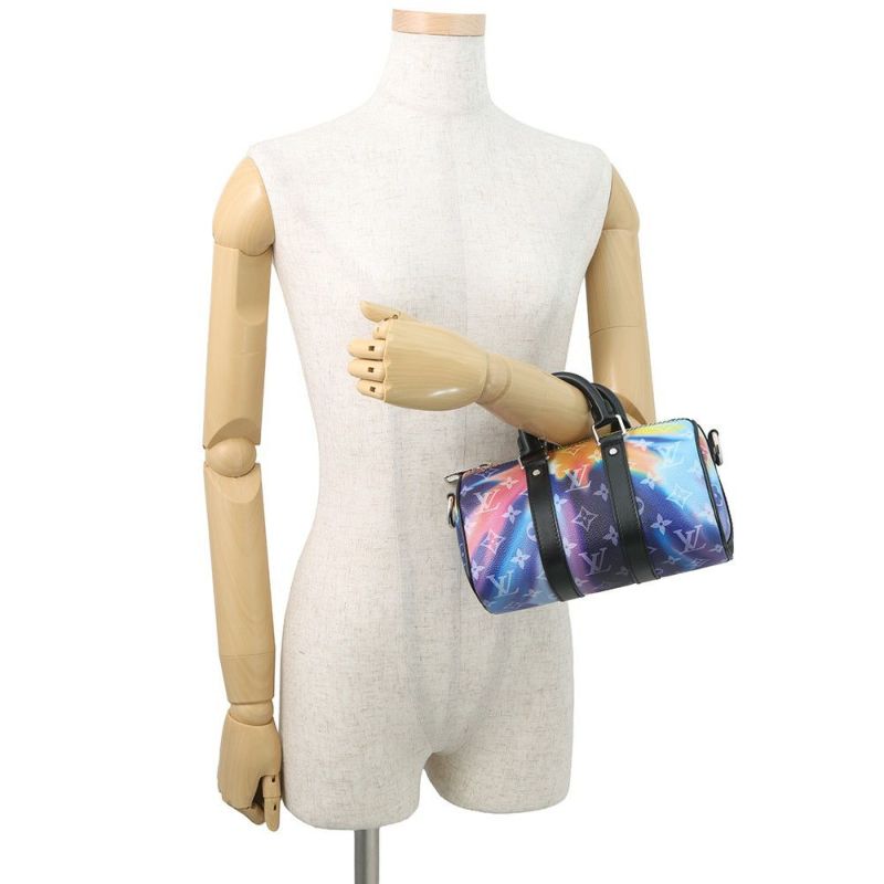 ルイヴィトン ハンドバッグ モノグラム・サンセット キーポルXS M80953 LOUIS VUITTON 黒 ブラック