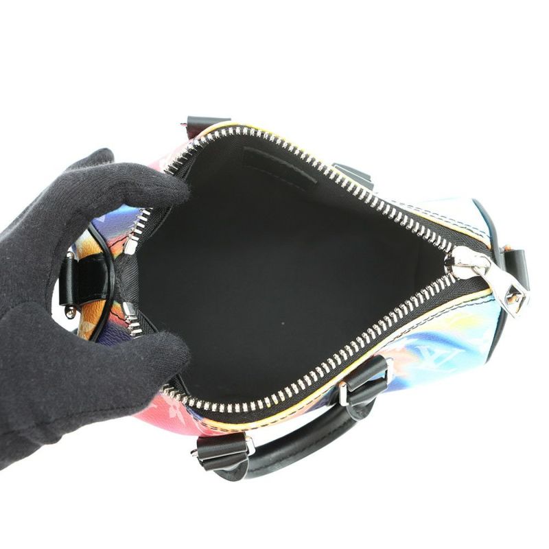 ルイヴィトン ハンドバッグ モノグラム・サンセット キーポルXS M80953 LOUIS VUITTON 黒 ブラック