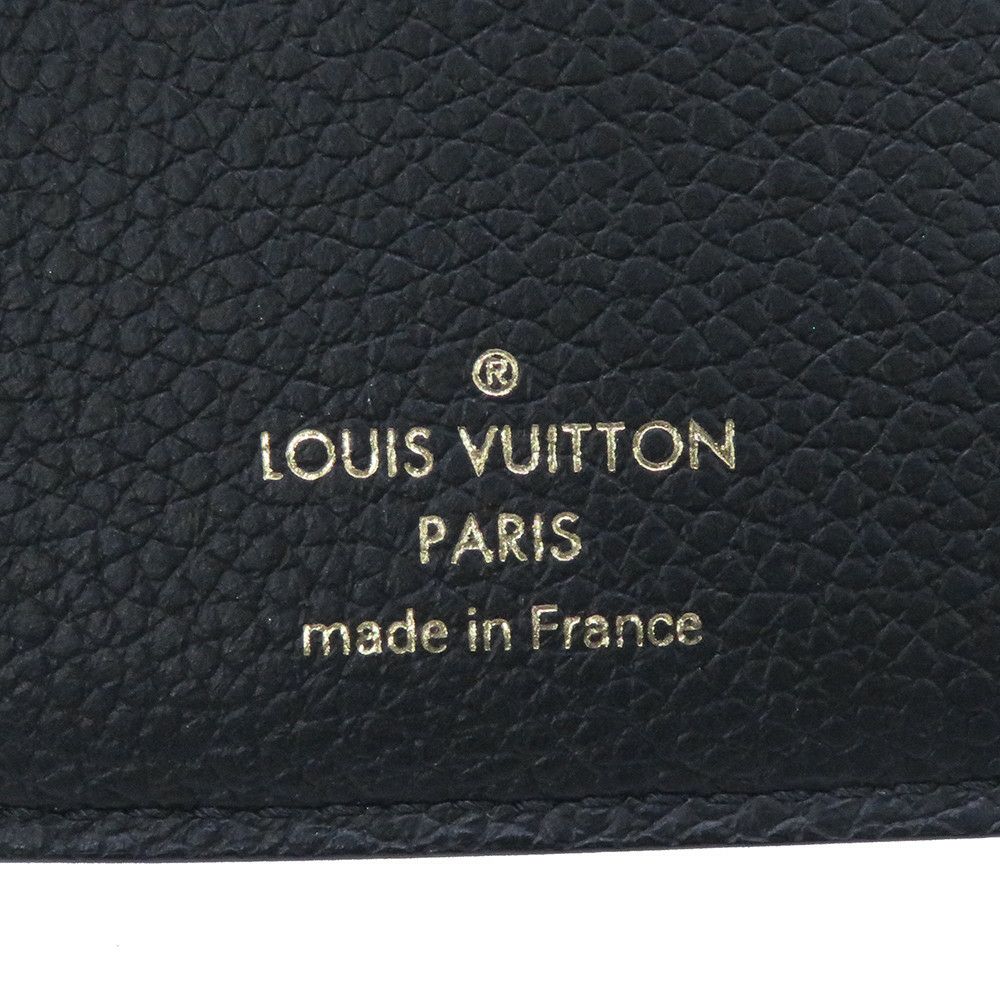 ルイヴィトン 財布 バイカラーモノグラム・アンプラント ポルトフォイユ・ヴィクトリーヌ M80968 LOUIS VUITTON 黒 ベージュ