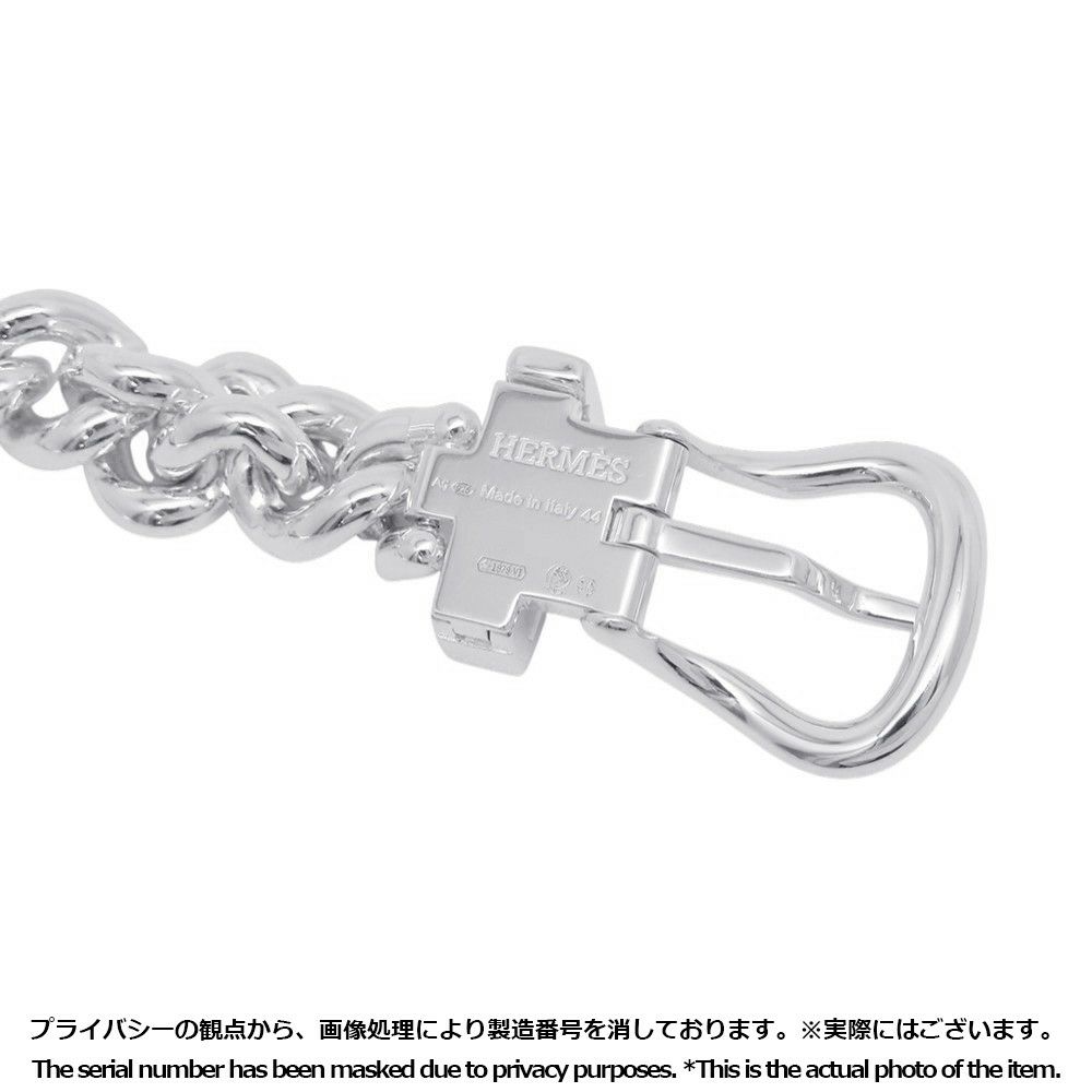 エルメス ネックレス ブックルセリエ アンフレクシブル SV925シルバー サイズPM/44 HERMES ジュエリー