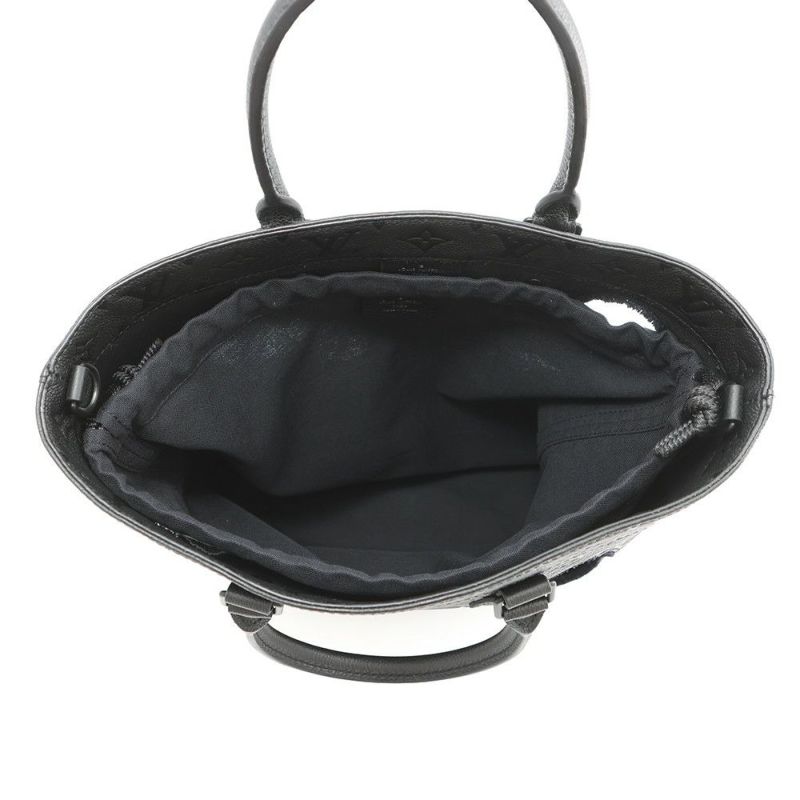 ルイヴィトン トートバッグ モノグラム・アンプラント ウィズ ホールズ PM M45887 コムデギャルソン 川久保玲 コラボ 黒 ブラック