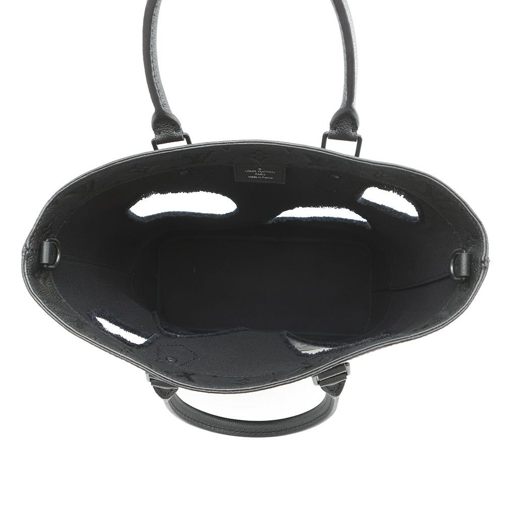 ルイヴィトン トートバッグ モノグラム・アンプラント ウィズ ホールズ PM M45887 コムデギャルソン 川久保玲 コラボ 黒 ブラック