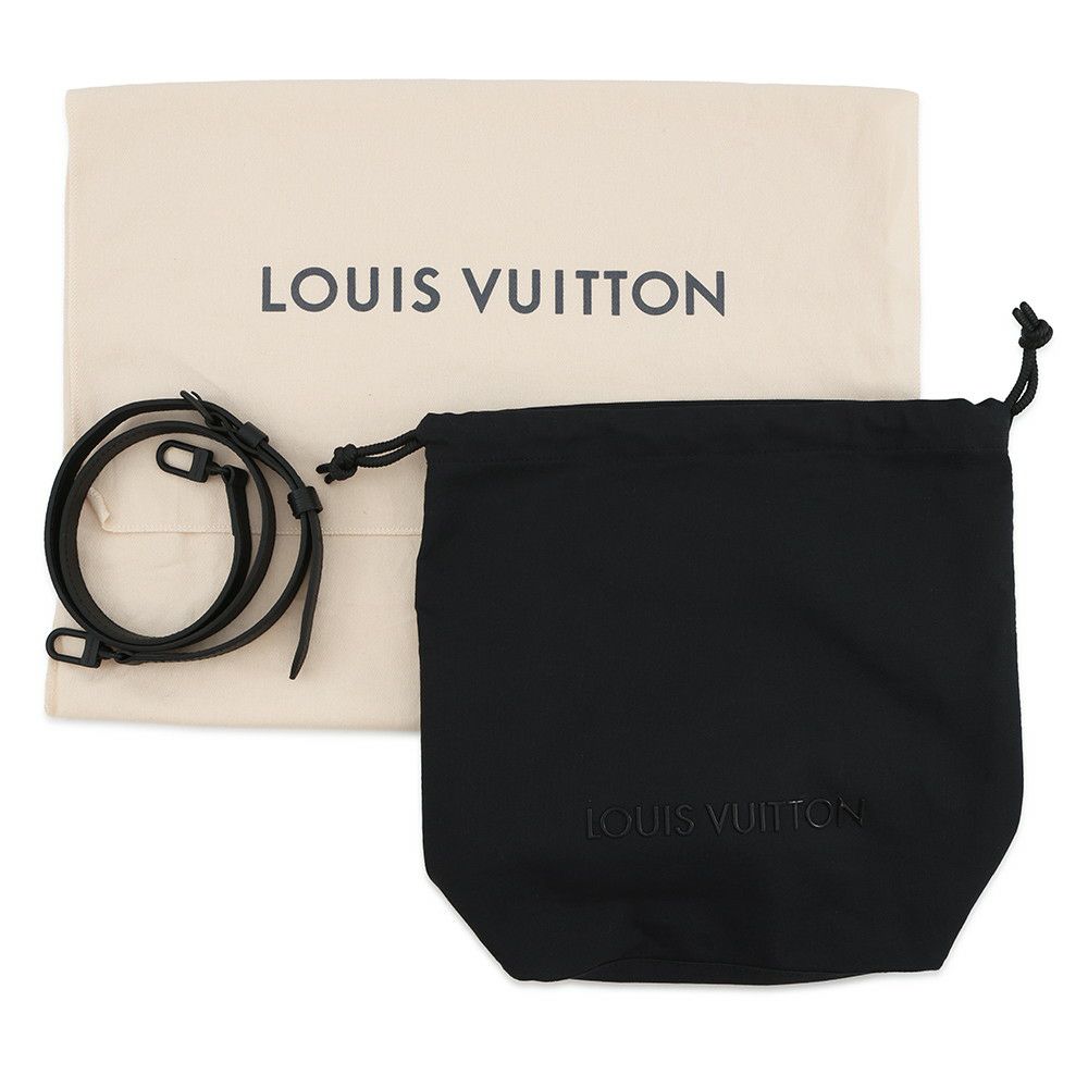 ルイヴィトン トートバッグ モノグラム・アンプラント ウィズ ホールズ PM M45887 コムデギャルソン 川久保玲 コラボ 黒 ブラック