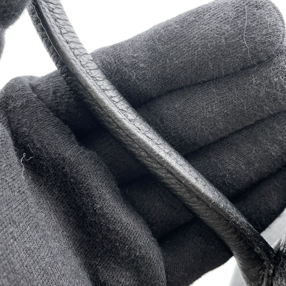 エルメス トートバッグ ガーデンパーティPM ブラック/シルバー金具 ネゴンダ Y刻印 黒