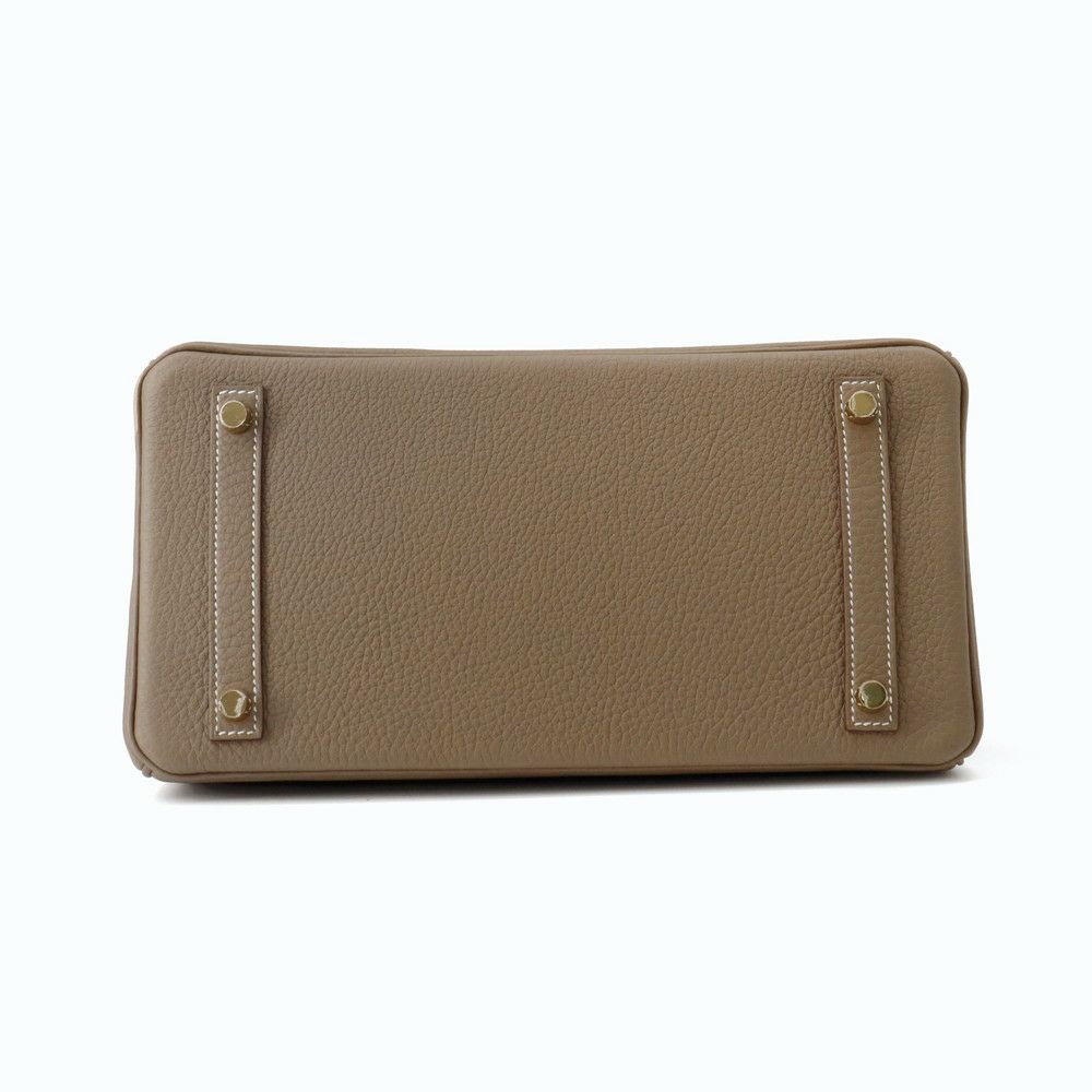 エルメス バーキン30 エトゥープ/ゴールド金具 トゴ K刻印 HERMES Birkin ハンドバッグ