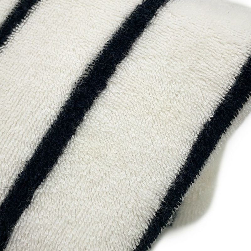 シャネル ブランケット ロゴ ココマーク CHANEL 大判ストール 黒 白