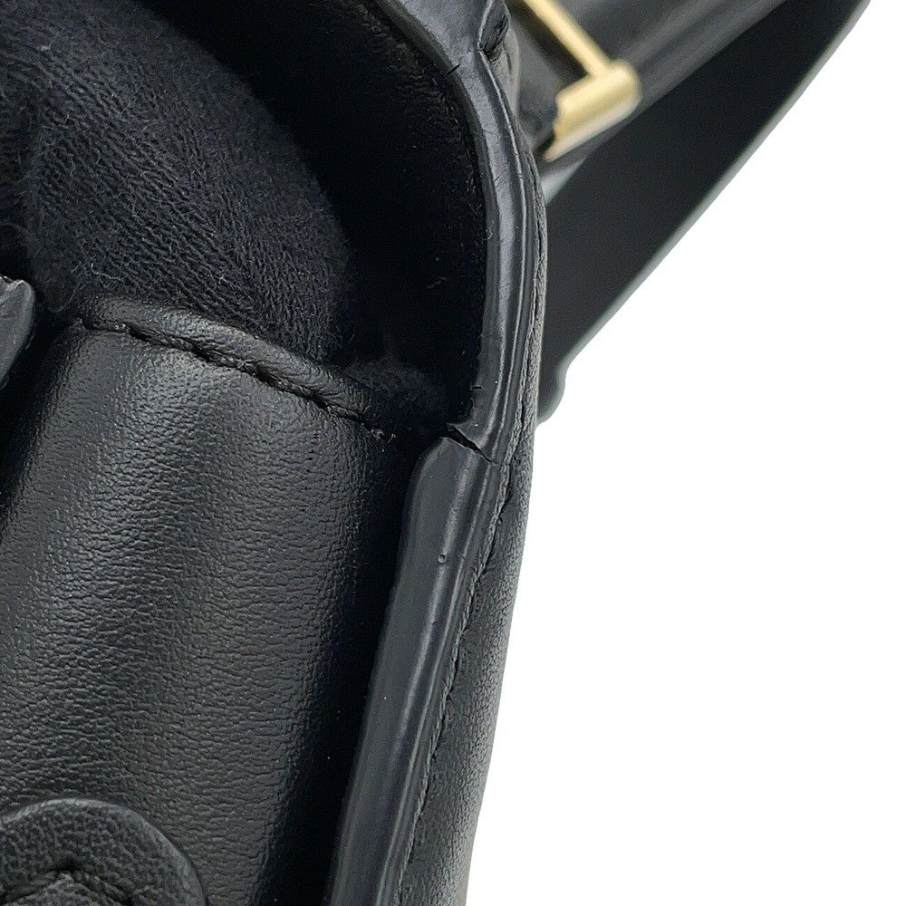 デルヴォー ハンドバッグ タンペート ミニ レザー Delvaux 2way デルボー 黒