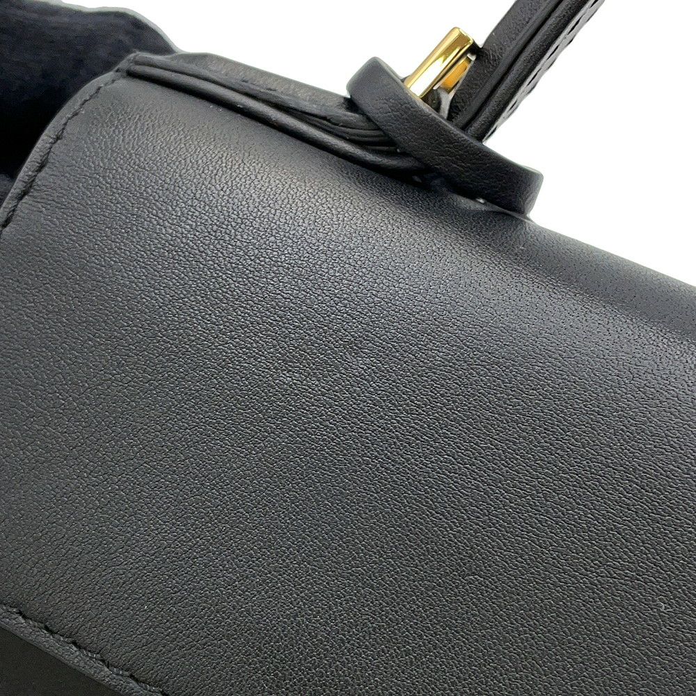 デルヴォー ハンドバッグ タンペート ミニ レザー Delvaux 2way デルボー 黒
