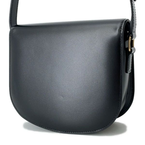 セリーヌ ショルダーバッグ トリオンフ ティーン ブザス レザー 110413BF4 CELINE 黒