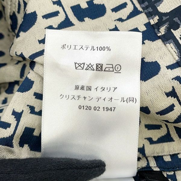 クリスチャン・ディオール 半袖シャツ オブリーク テクニカル タフタ ジャカード ショートスリーブ アノラック レディースサイズ36 トップス