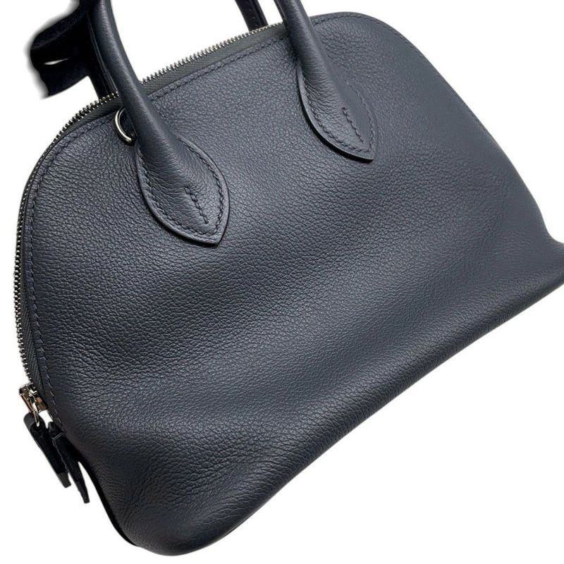 エルメス ボリード1923 ミニ グリミスティ/シルバー金具 エバーカラー W刻印 ２wayショルダー