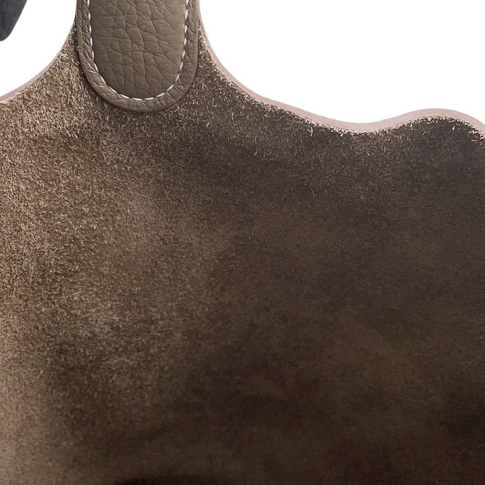 エルメス ハンドバッグ ピコタンロックMM エトゥープ/ゴールド金具 トリヨンクレマンス W刻印