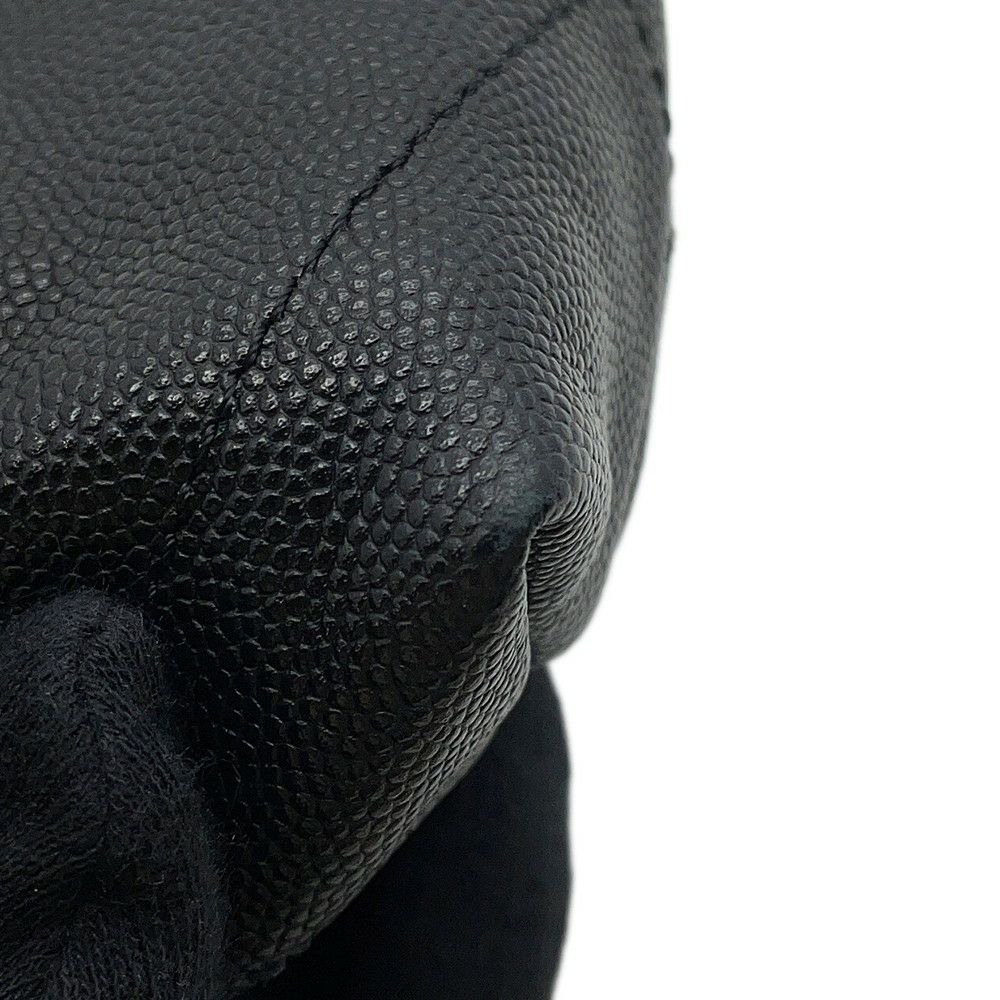 シャネル ハンドバッグ CHANEL 22 ミニ ココマーク キャビアスキン AS3980 CHANEL wayショルダー 黒