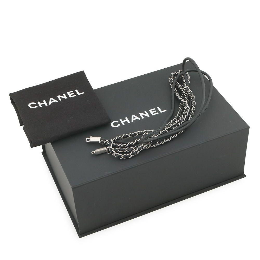 シャネル ハンドバッグ CHANEL 22 ミニ ココマーク シャイニーカーフレザー AS3980 CHANEL 2way 黒