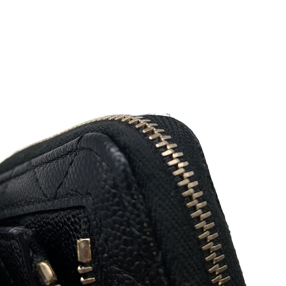 シャネル 二つ折り財布 マトラッセ スモールウォレット ココマーク キャビアスキン AP4652 CHANEL 財布 黒