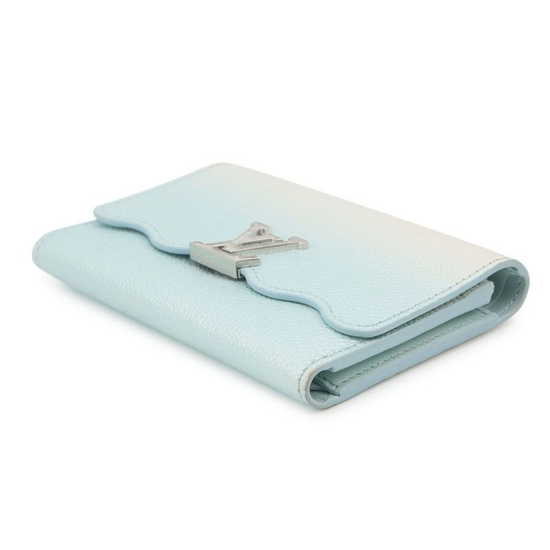 ルイヴィトン 三つ折り財布 トリヨンレザー ポルトフォイユ・カプシーヌ M83576 LOUIS VUITTON 財布