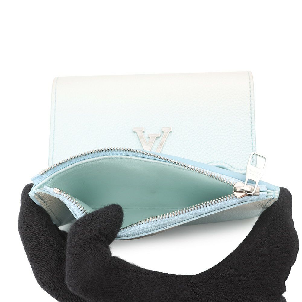 ルイヴィトン 三つ折り財布 トリヨンレザー ポルトフォイユ・カプシーヌ M83576 LOUIS VUITTON 財布