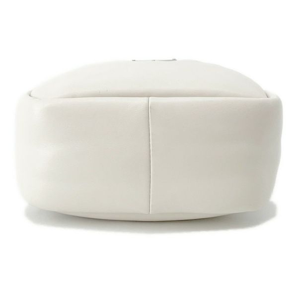 プラダ ハンドバッグ トライアングルロゴ ミニ ソフトナッパレザー 1BA359 PRADA 2wayショルダーバッグ 白