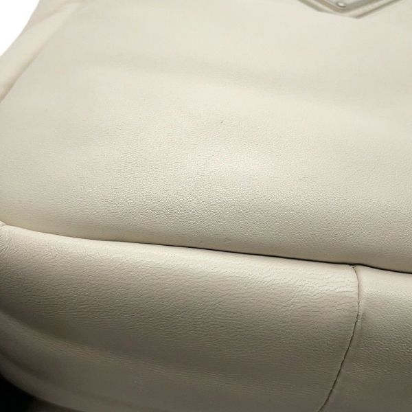 プラダ ハンドバッグ トライアングルロゴ ミニ ソフトナッパレザー 1BA359 PRADA 2wayショルダーバッグ 白