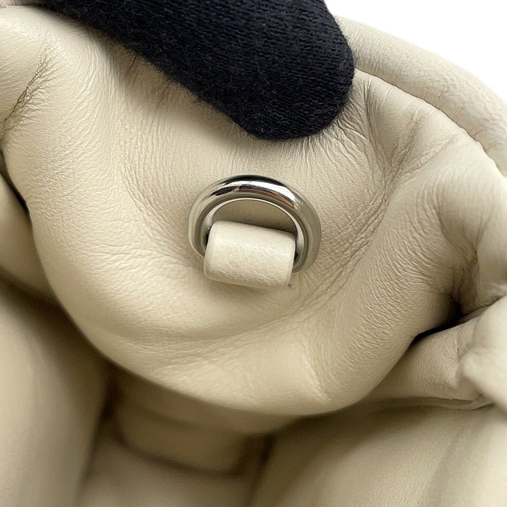 プラダ ハンドバッグ トライアングルロゴ ミニ ソフトナッパレザー 1BA359 PRADA 2wayショルダーバッグ 白