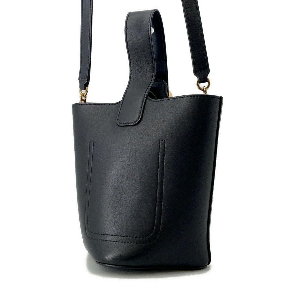 ロエベ ハンドバッグ ペブル バケットバッグ ミニ レザー AANBBBMX01 LOEWE 2ｗayショルダーバッグ 黒