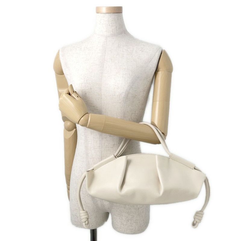 ロエベ ハンドバッグ パセオ スモール カーフレザー A709P48X02 LOEWE アイボリー 2wayショルダーバッグ