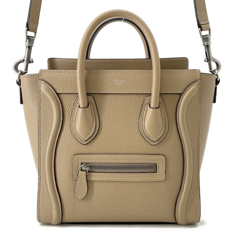 セリーヌ ハンドバッグ ラゲージ ナノショッパー 168243 CELINE バッグ 2wayショルダーバッグ