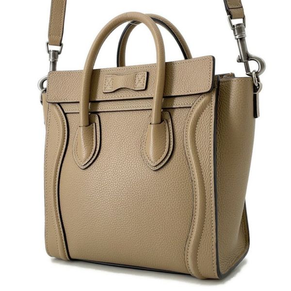 セリーヌ ハンドバッグ ラゲージ ナノショッパー 168243 CELINE バッグ 2wayショルダーバッグ