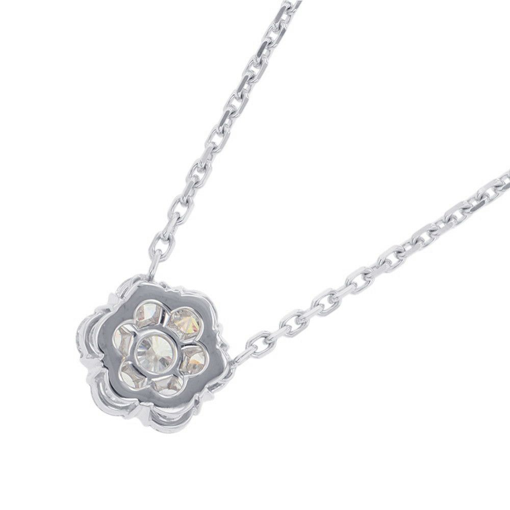 ヴァンクリーフ&アーペル ネックレス フルーレット ペンダント ダイヤモンド 7P 計0.73ct K18WGホワイトゴールド VCARP9X700