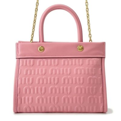 ミュウミュウ ショルダーバッグ キルティング レザー Miu Miu バッグ