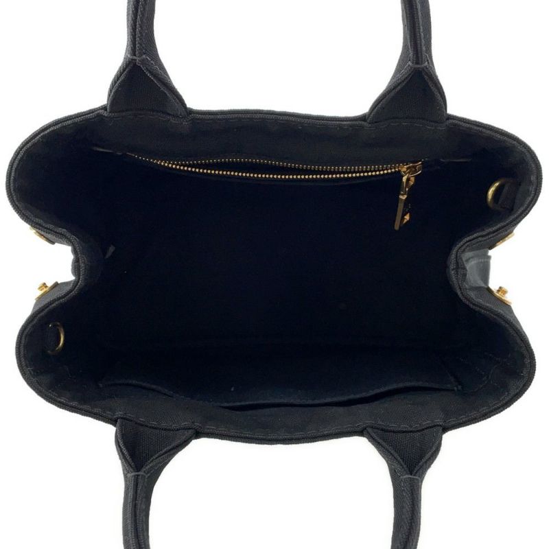 プラダ ハンドバッグ カナパ CANAPA キャンバス 1BG439 PRADA 2wayショルダーバッグ 黒