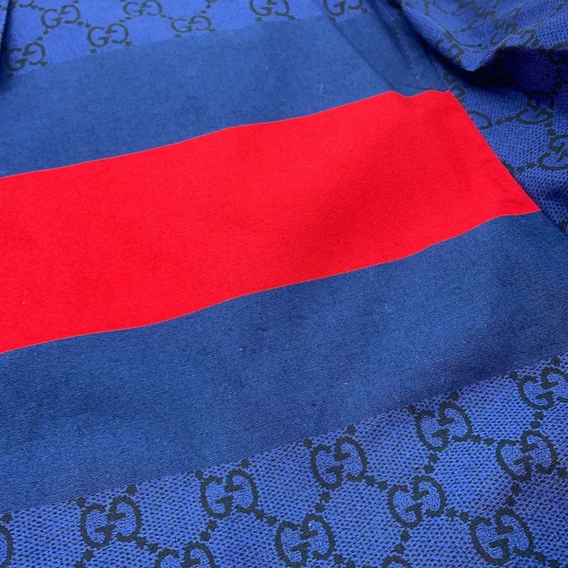 グッチ ジャケット GGコットン ウェブ ストライプ ポプリン メンズサイズ50 833465 GUCCI アウター ブルゾン