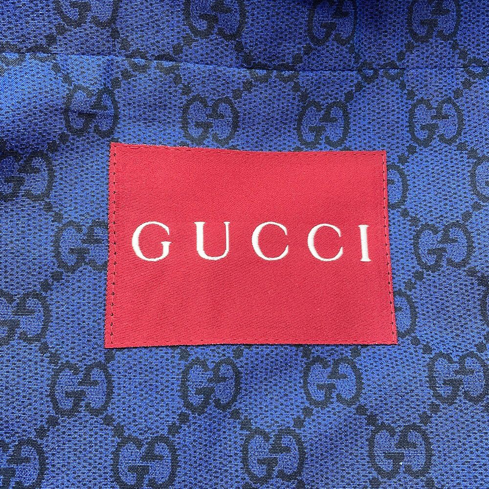 グッチ ジャケット GGコットン ウェブ ストライプ ポプリン メンズサイズ50 833465 GUCCI アウター ブルゾン